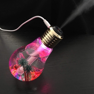 LED pære luftfugter med multi farvet lys